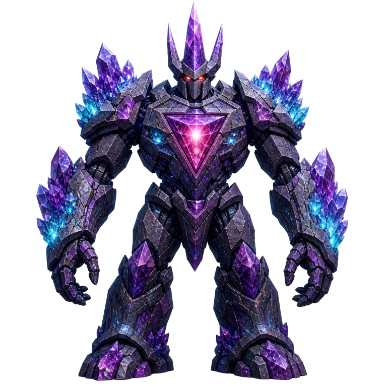 World artwork of the Crystal Guardian